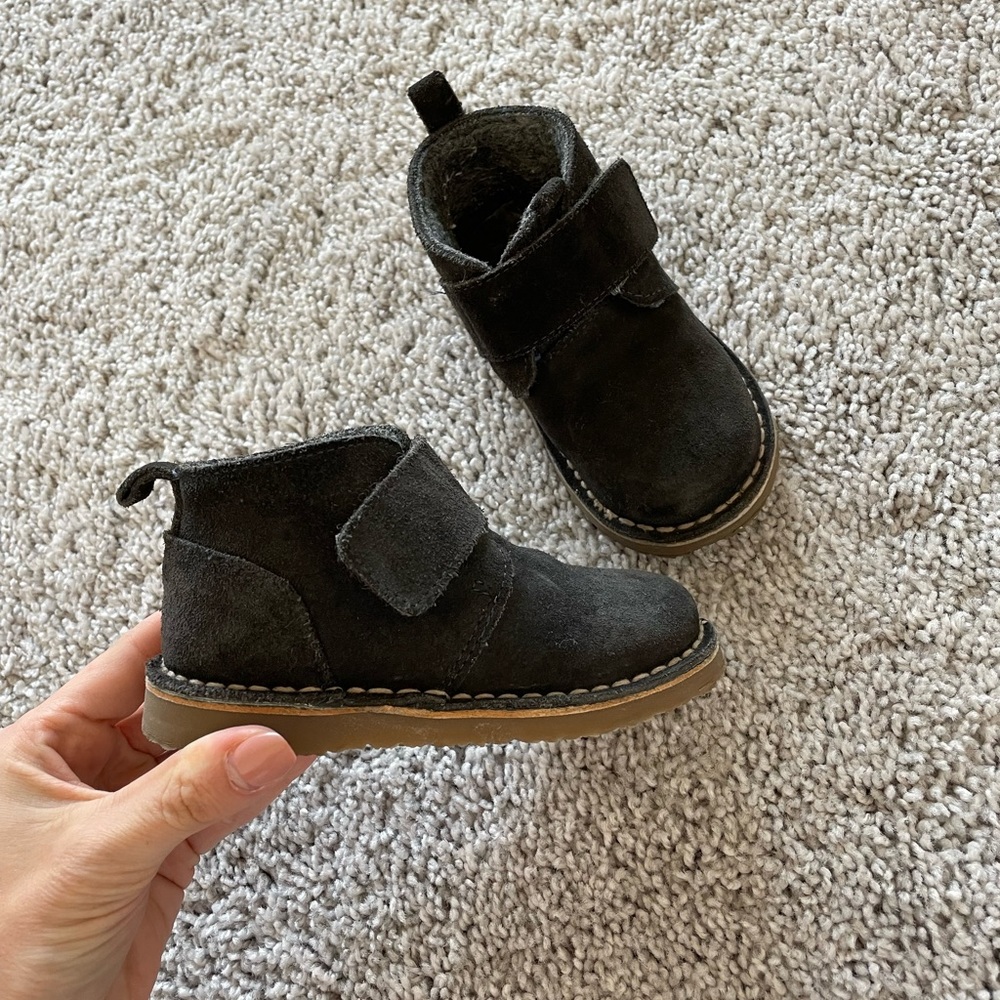 Zara baby leather ankle boots